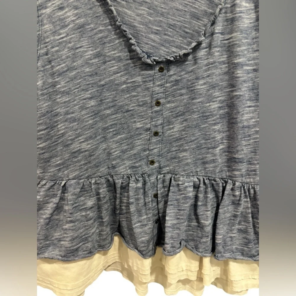 Anthropologie Pilcro Chrissy Babydoll Tank Top Medium - Picture 3 of 10
